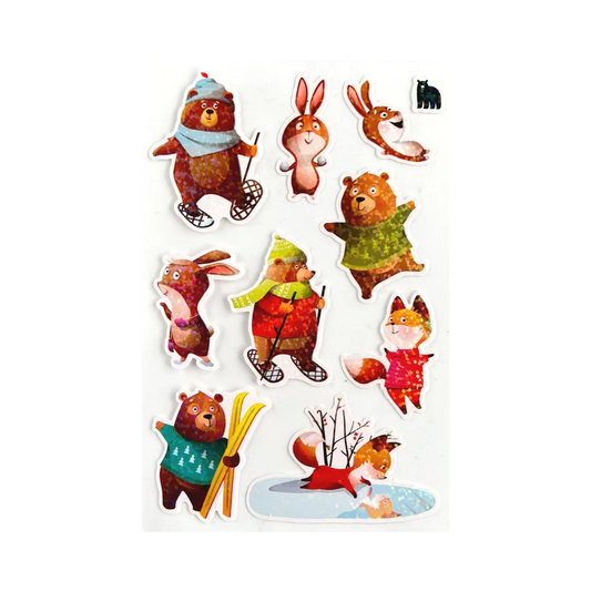Frosty Fun - Four Bears Sticker Club