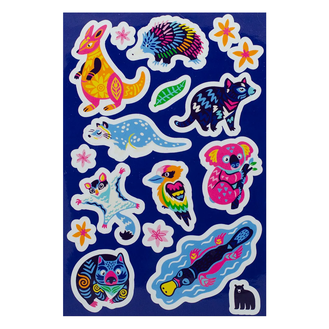 Animals of the Outback - Four Bears Sticker Club