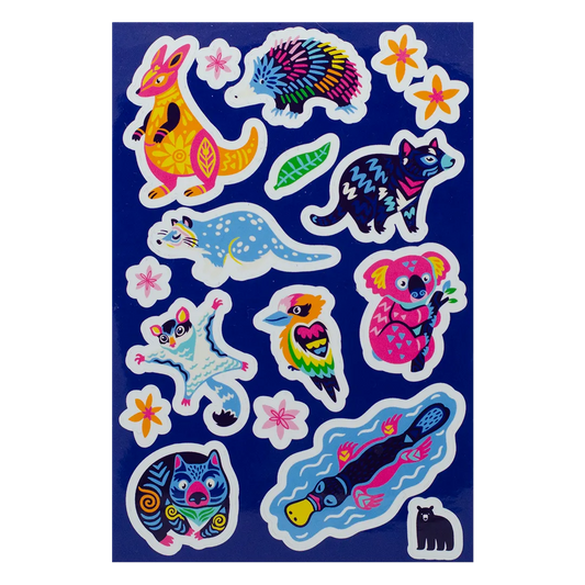 Animals of the Outback - Four Bears Sticker Club