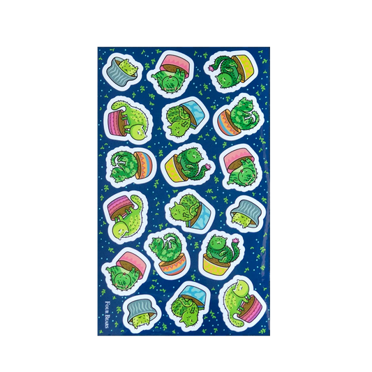 Cactus Cats - Four Bears Sticker Club