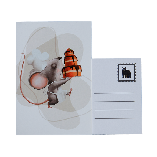 Mouse Chef Postcards