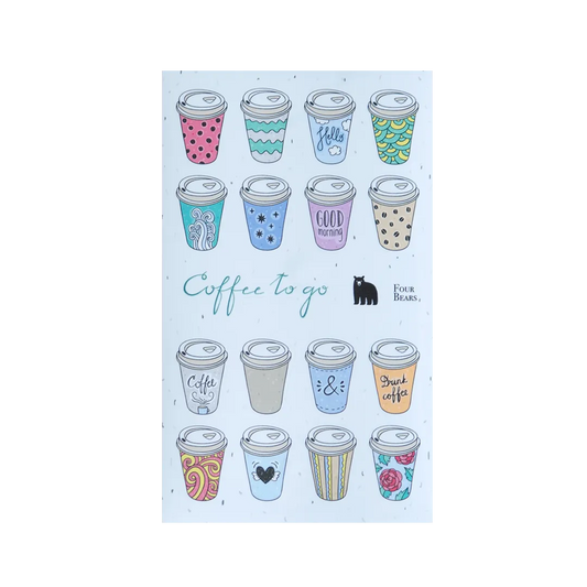 Coffee To Go - Four Bears Sticker Club