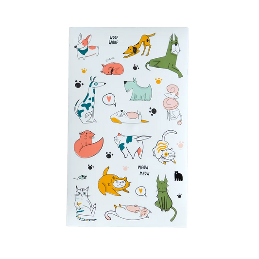 Cats vs Dogs - Four Bears Sticker Club