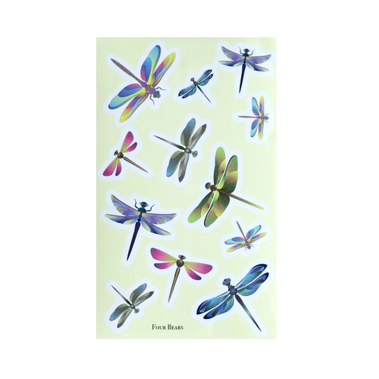Dragonflies - Four Bears Sticker Club