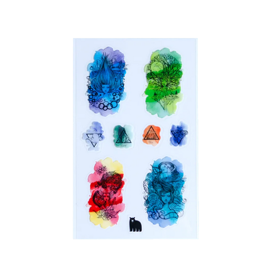 Elemental Women - Four Bears Sticker Club