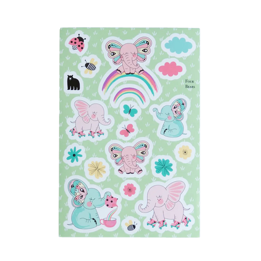 Elephant Fairies - Four Bears Sticker Club