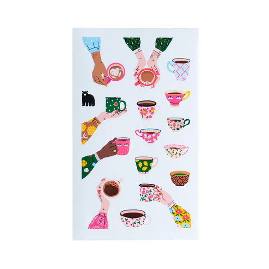 Hands and Cups - Four Bears Sticker Club