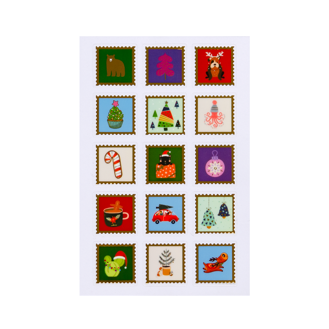 Holiday Faux Stamps
