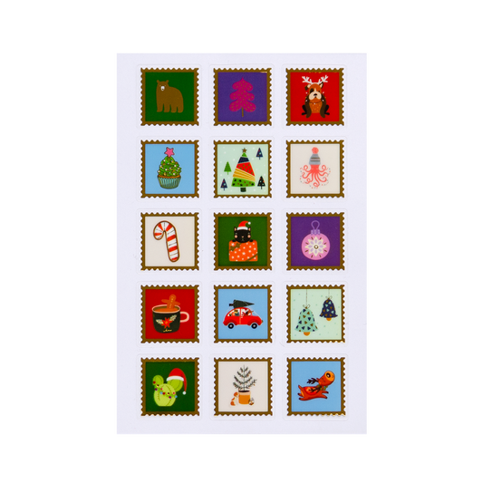 Holiday Faux Stamps