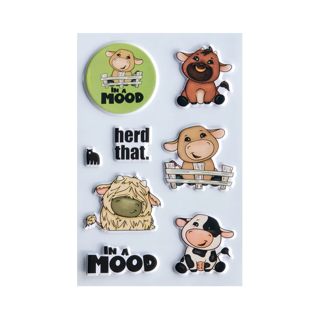 In A Mood - Four Bears Sticker Club