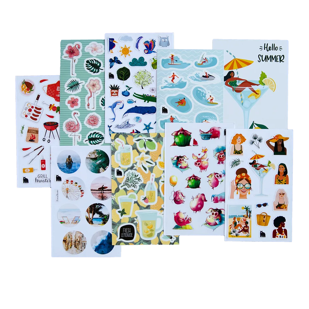 June 2022 Big Kids - Four Bears Sticker Club