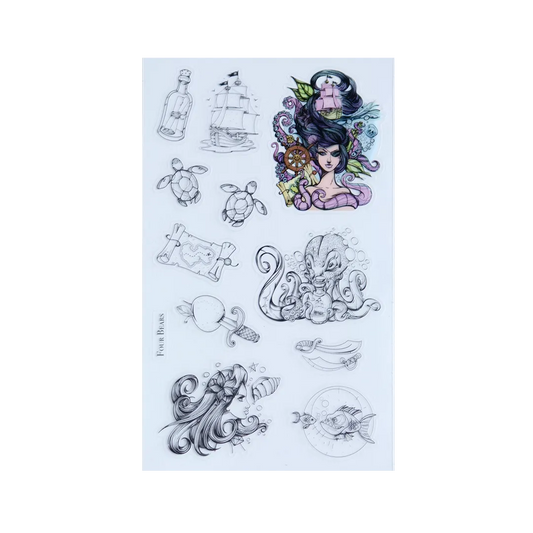 Lady Pirate - Four Bears Sticker Club
