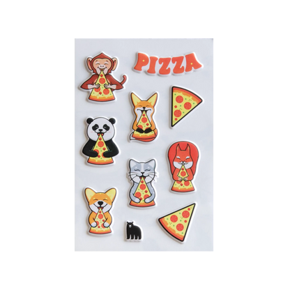 Slice To Meet You - Four Bears Sticker Club