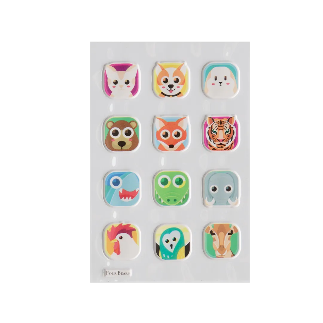 Puffy Animal Apps - Four Bears Sticker Club