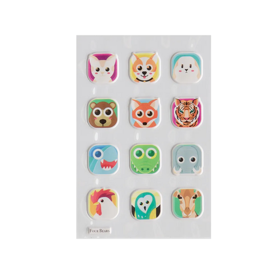 Puffy Animal Apps - Four Bears Sticker Club