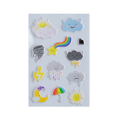 Puffy Weather - Four Bears Sticker Club