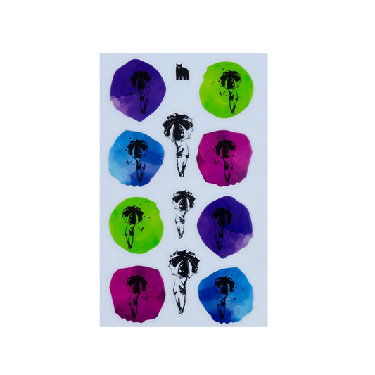 Rain Circles - Four Bears Sticker Club