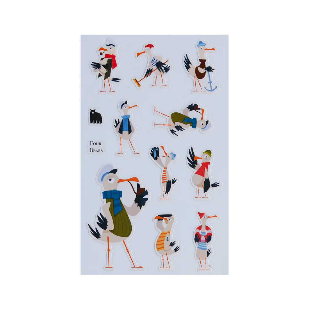 Captain Seagull - Four Bears Sticker Club