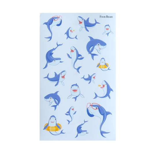 Shark Attack - Four Bears Sticker Club