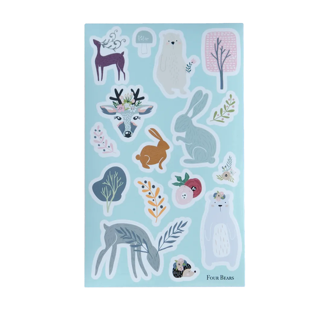 Spring Woodland - Four Bears Sticker Club