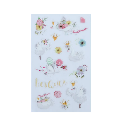 Swan Queen - Four Bears Sticker Club