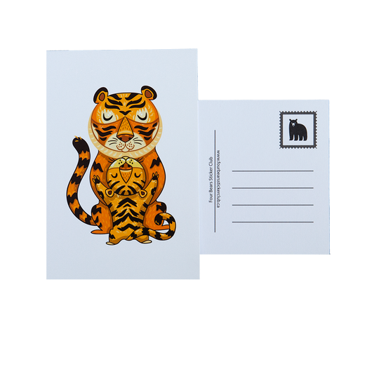 Tiger Family Postcards