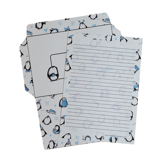 Winter Penguin Stationery